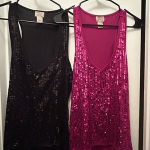 Sequined tank